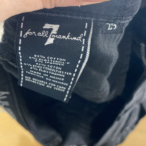 7 for all man kind the ankle skinny jeans. Size 29 - Picture 7 of 8